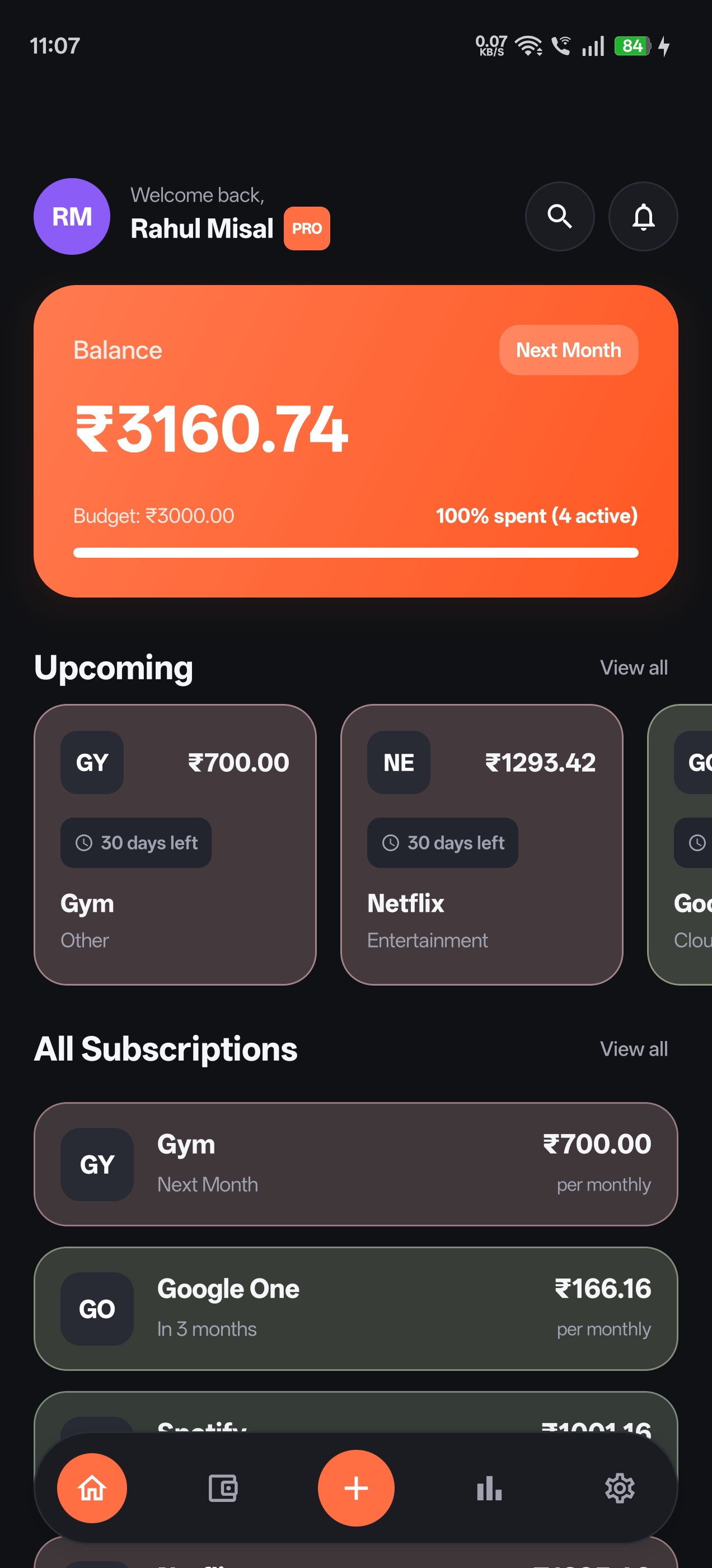 Renewo – Subscription Manager - screenshot 1